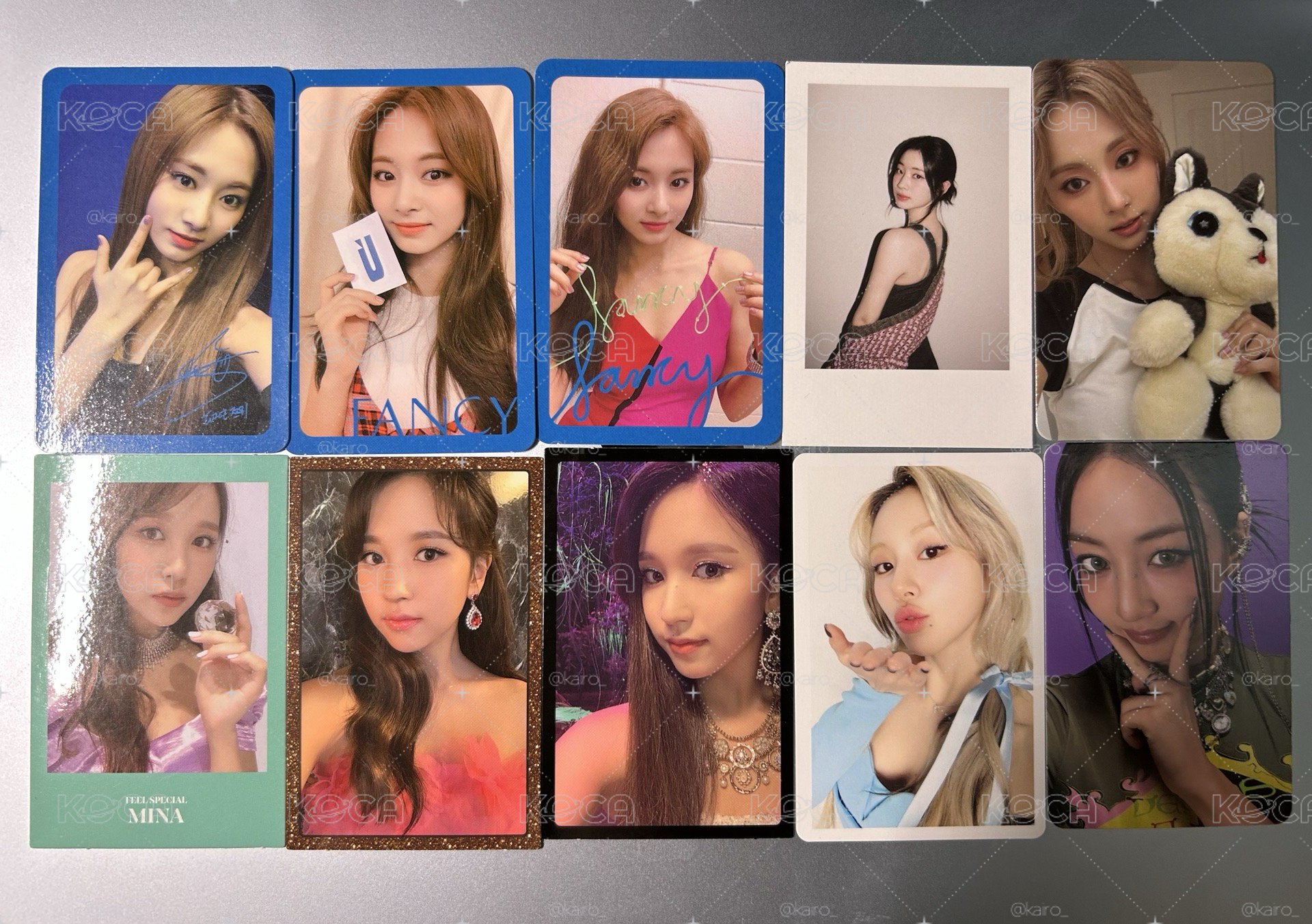 TWICE歷代小卡