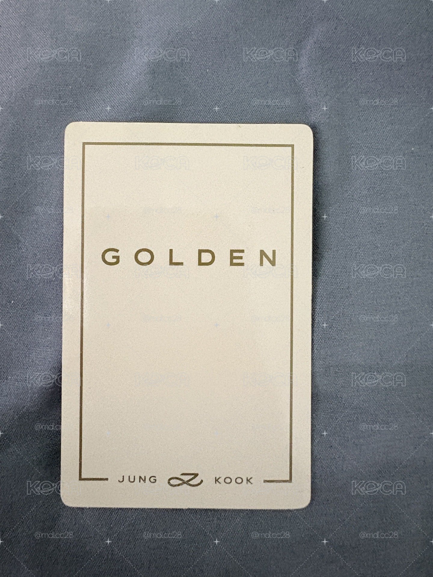田柾國小卡#JK#golden