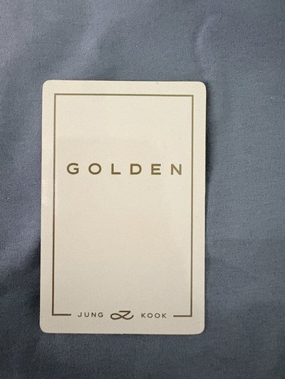 田柾國小卡#JK#golden