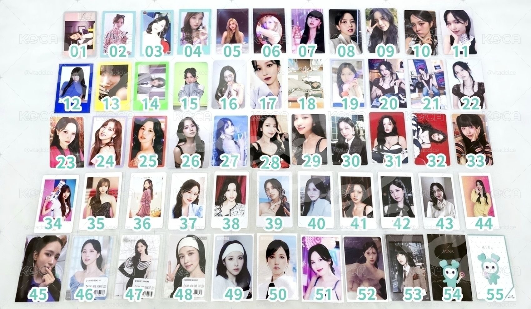 TWICE MINA P區 名井南小卡周邊 🐧 編號見圖三 💫