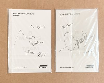 ATINY 1期會員禮 傘+鍾明信片 