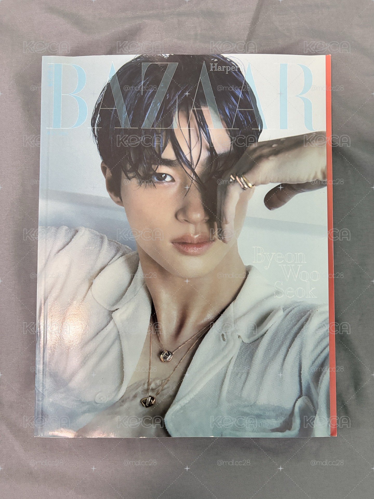 邊佑錫 邊邊的Bazaar 雜誌