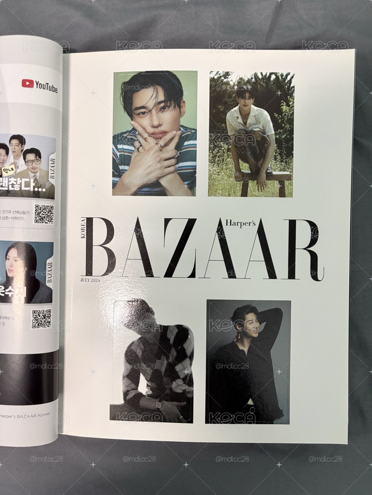邊佑錫 邊邊的Bazaar 雜誌