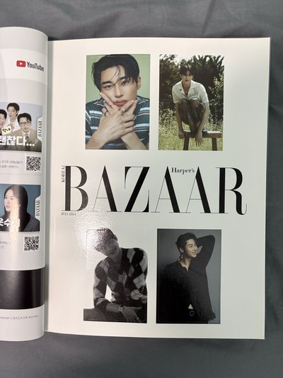 邊佑錫 邊邊的Bazaar 雜誌