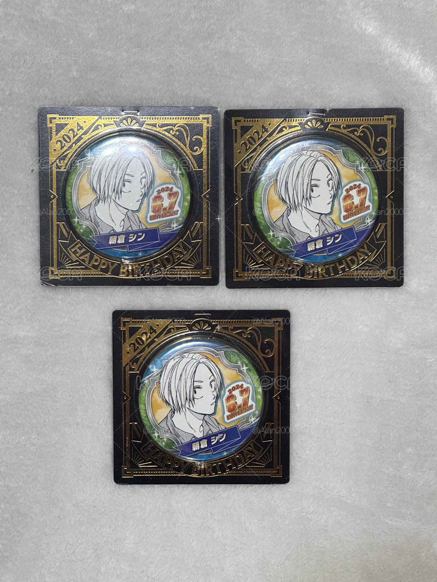 Jump Shop 生日徽章+生日立牌