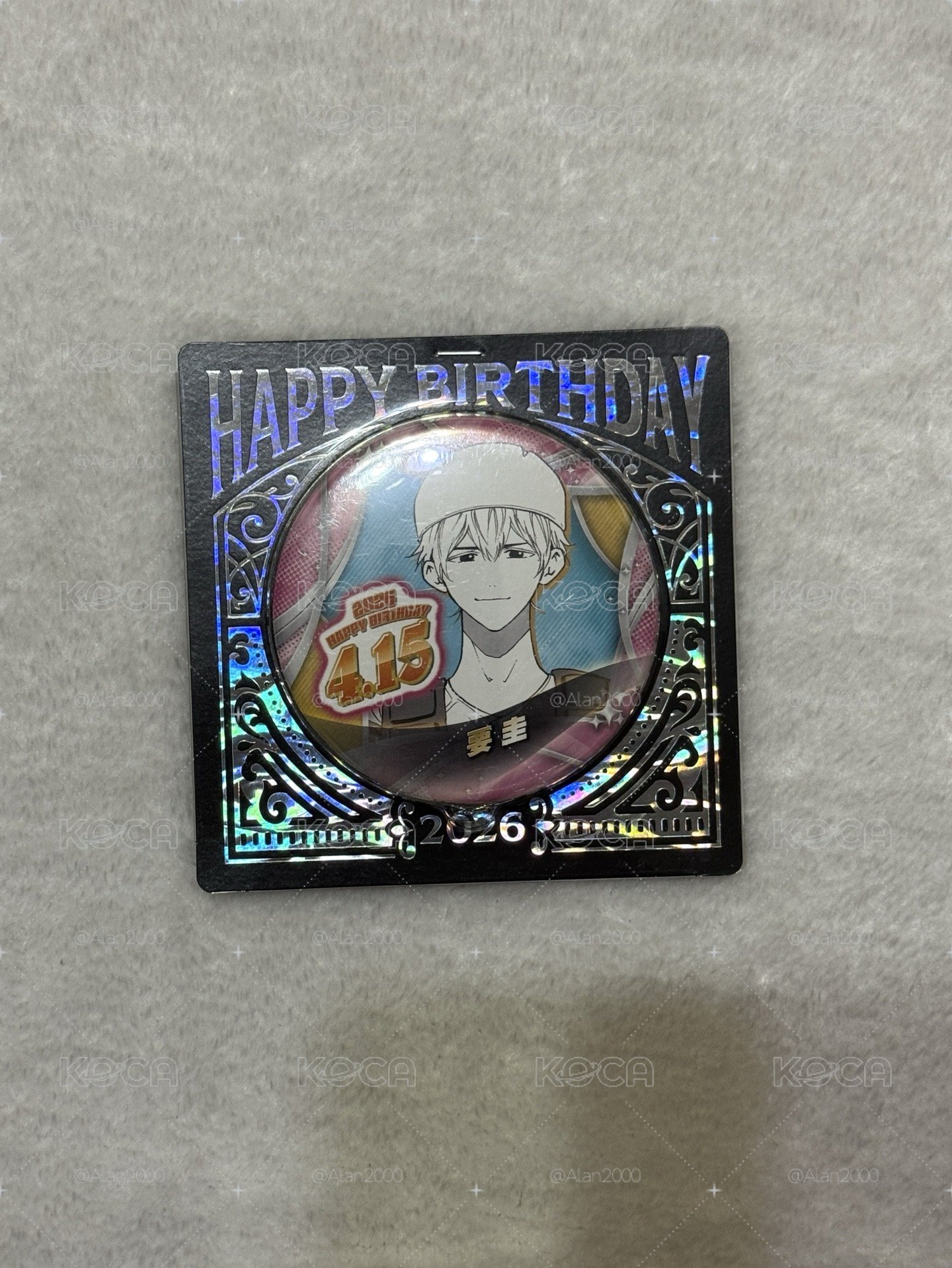 Jump Shop 生日徽章+生日立牌