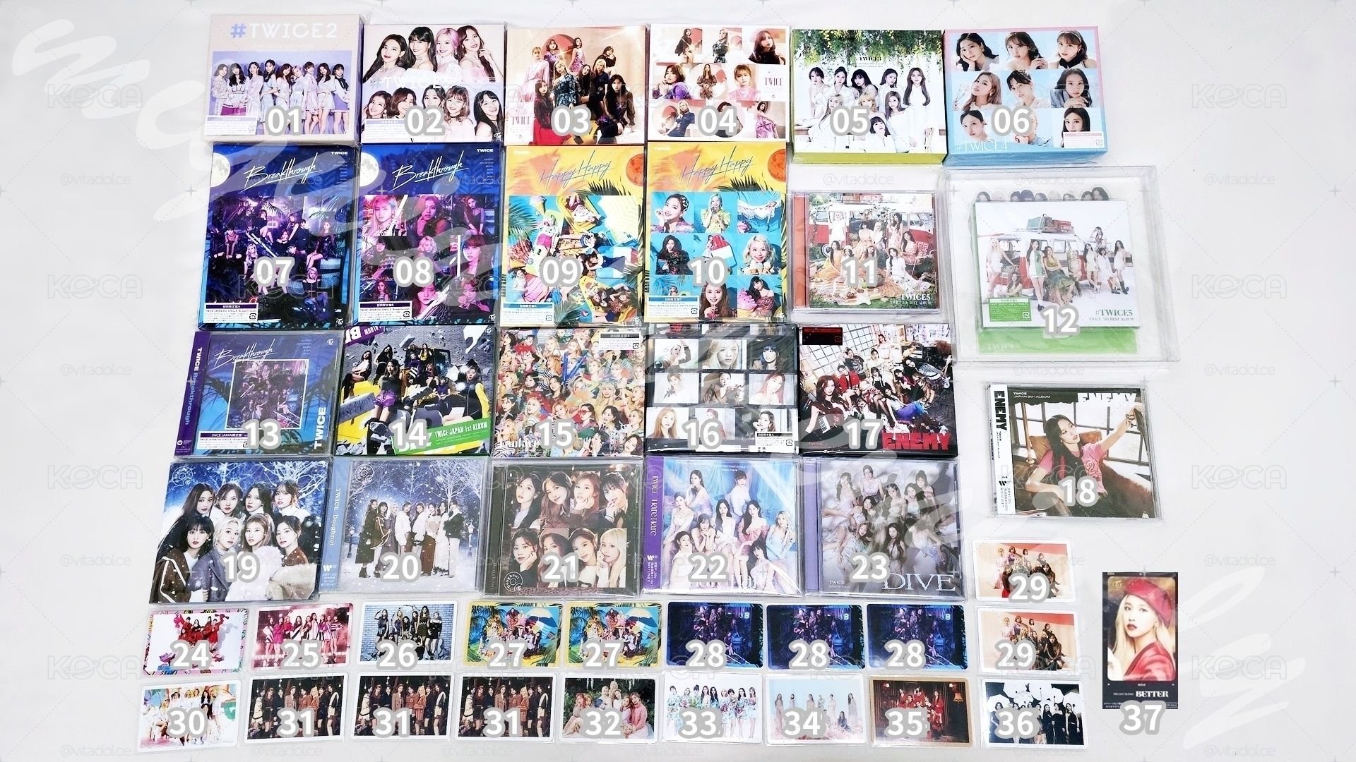 TWICE ALBUM A區 日語空專單曲 💿 編號見圖三 💫