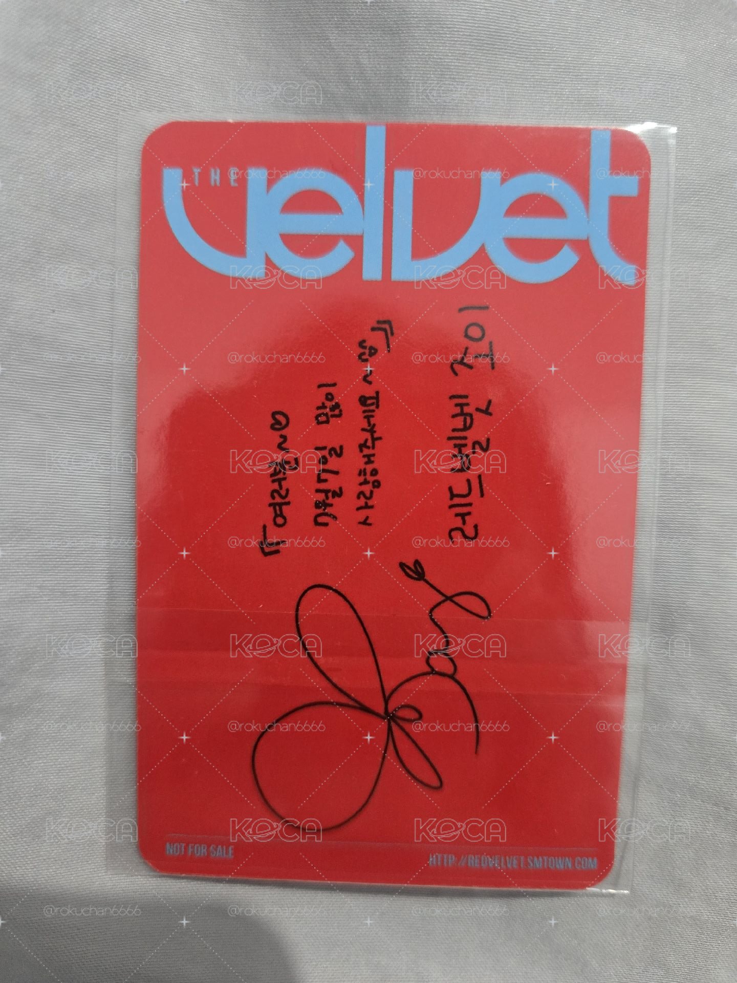 RedVelvet The Velvet JOY小卡