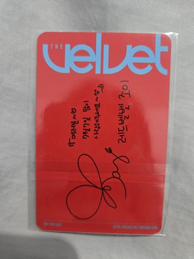 RedVelvet The Velvet JOY小卡