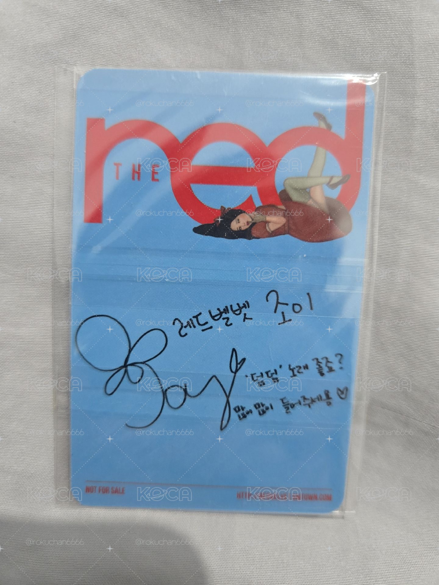 RedVelvet The Red JOY小卡