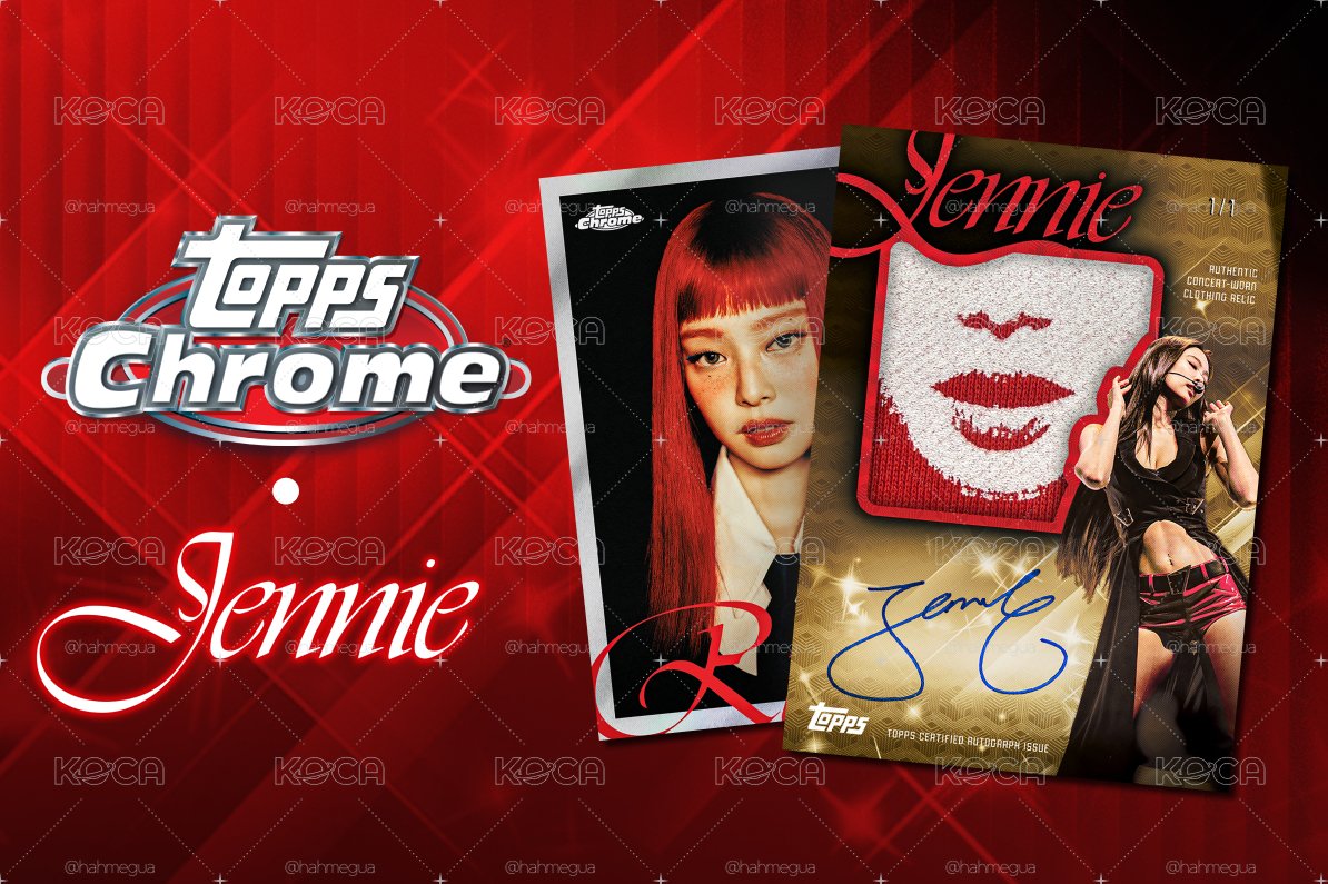 Topps Chrome Jennie 全新未拆