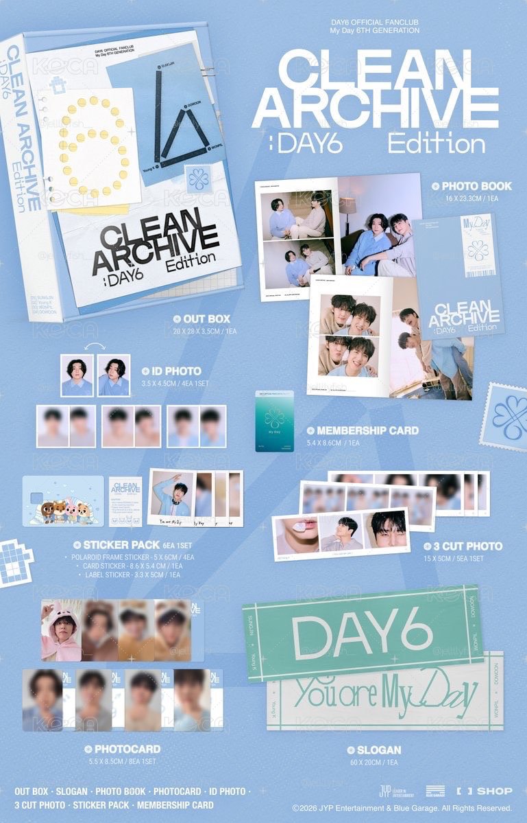DAY6 六期會員禮（全新未拆）