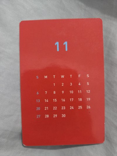RedVelvet JOY 2016年年曆小卡