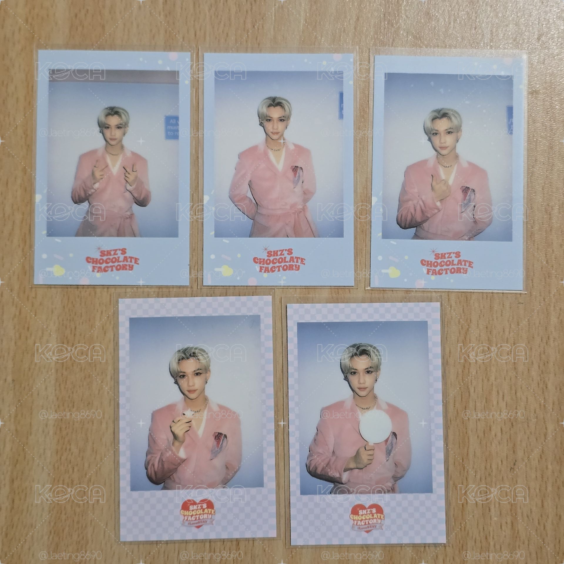 Stray Kids 2nd FM 巧克力工廠拍立得卡一系列完整🐥Felix 菲菲