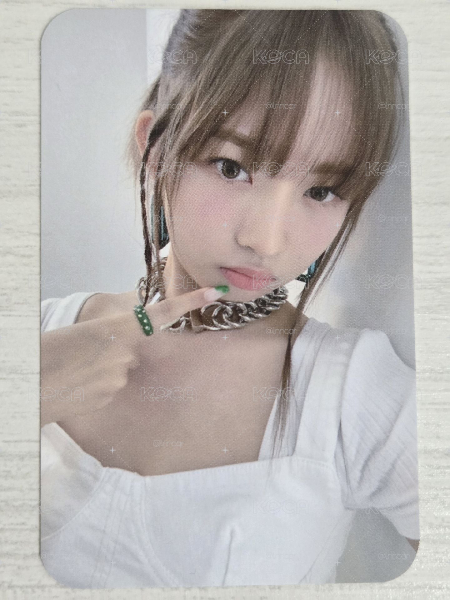 After LIKE tou 特典卡 怜 我們一起加油♡