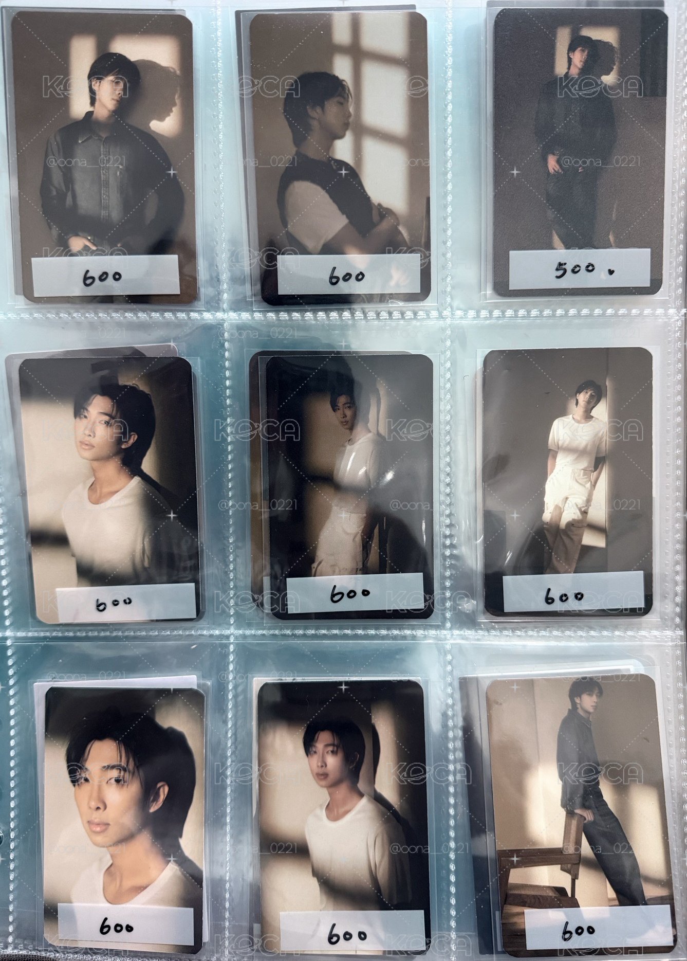 RM 南俊 indigo 整套卡