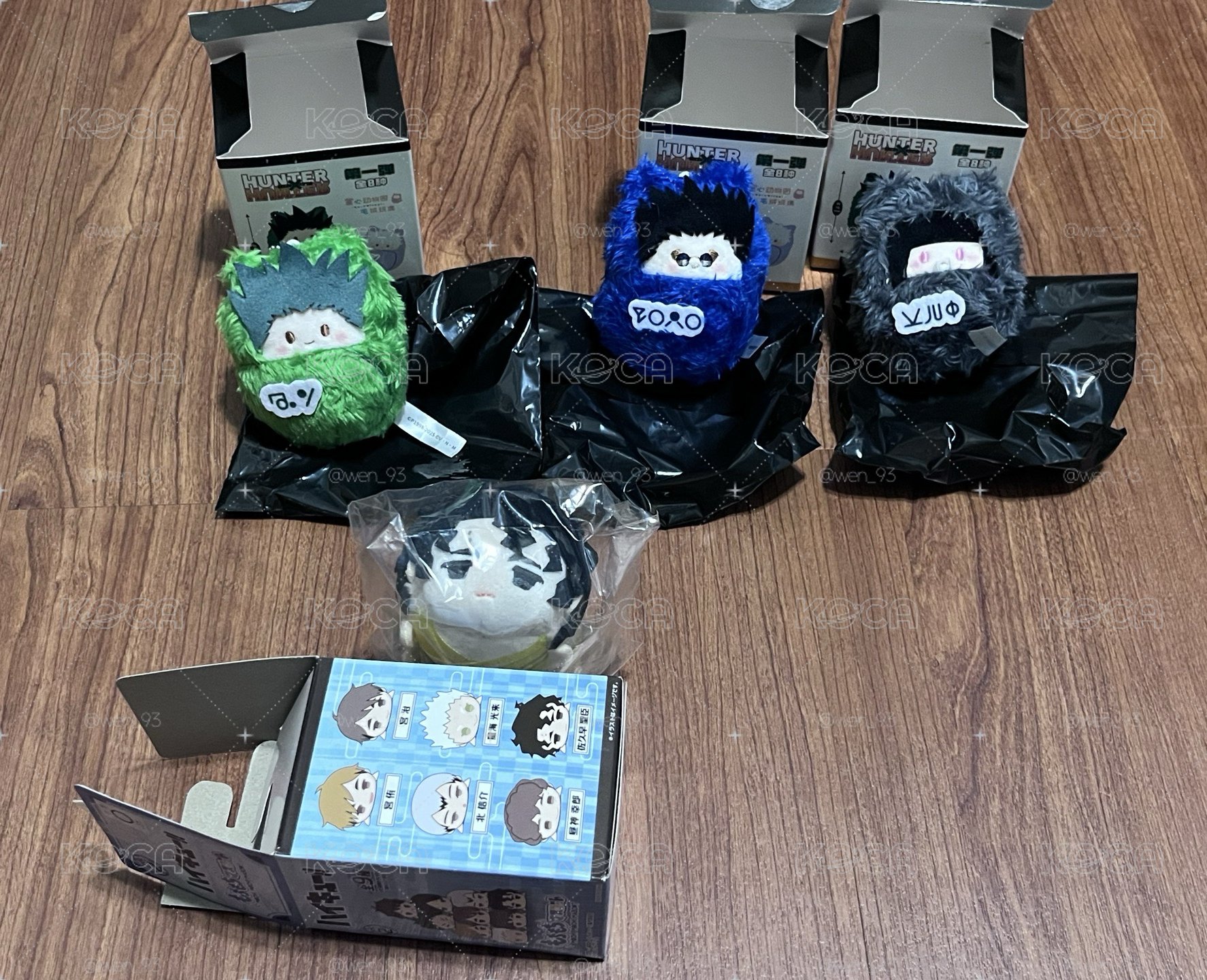 獵人 小傑、雷歐力、柯特｜排球少年 佐久早