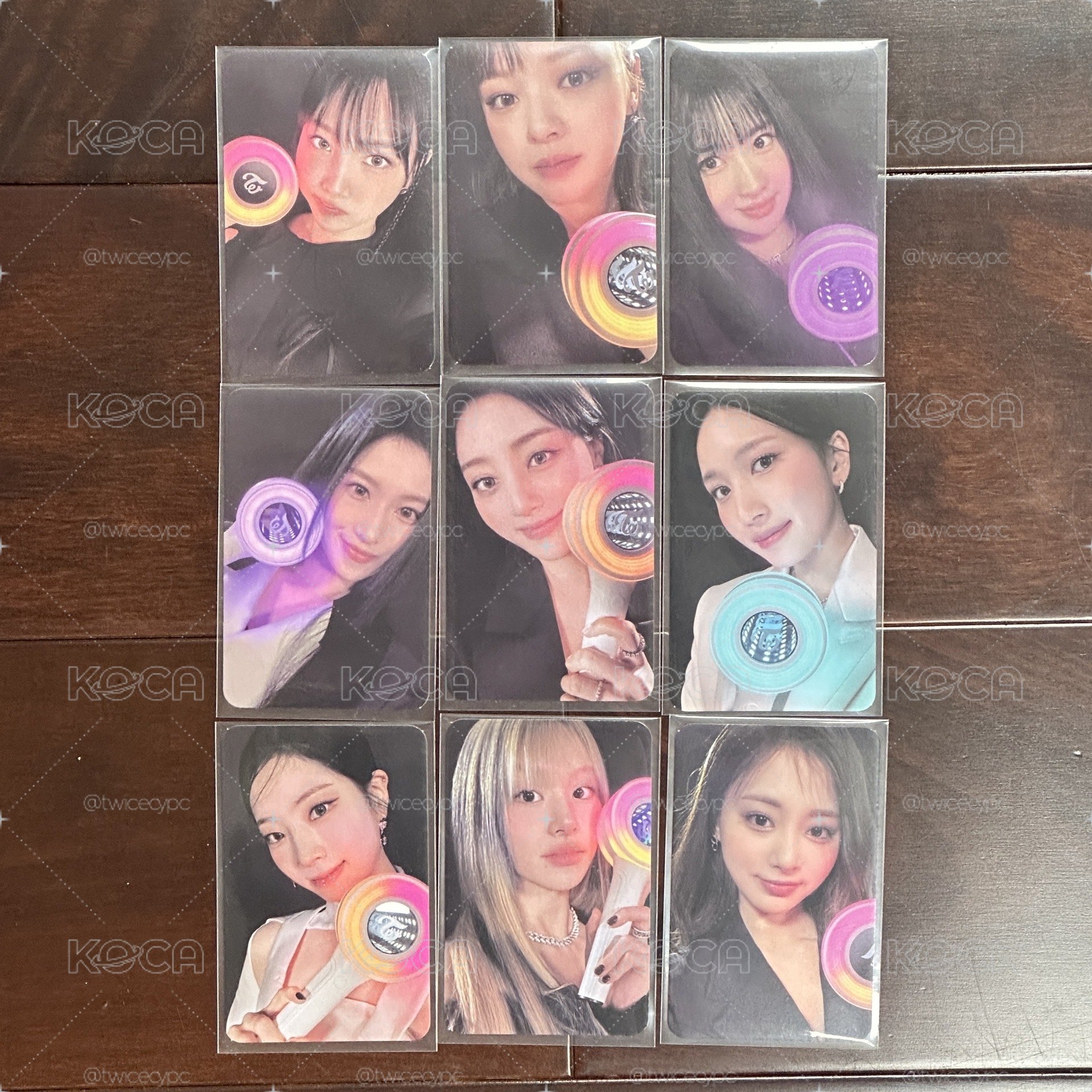 TWICE 三代手燈卡一套不拆