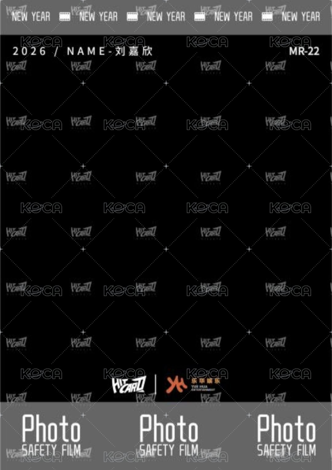 樂華新春收藏卡 隨機卡 MR 限定拍立得 背面