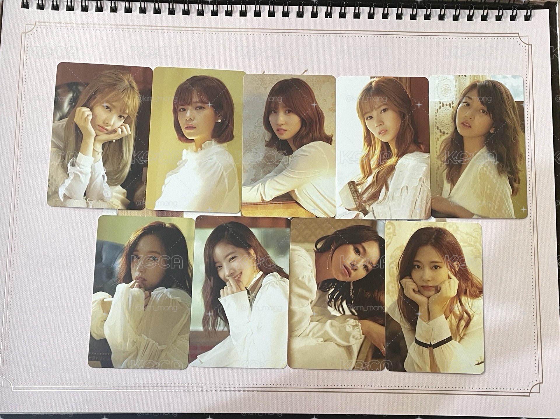 TWICE18年曆小卡組
