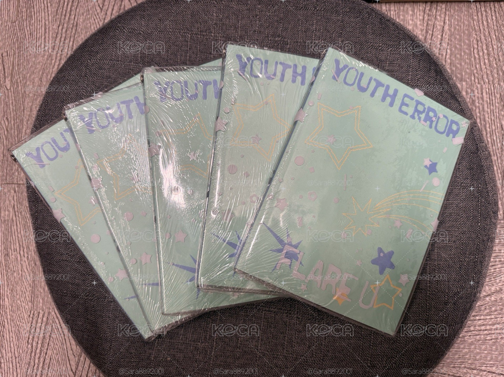 YOUTH ERROR 全新日記專 五本