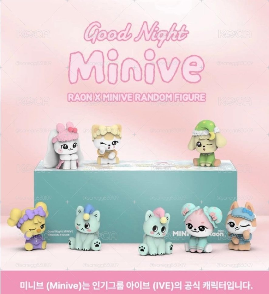 MINIVE x MintRaon 睡衣系列盲盒公仔 現貨