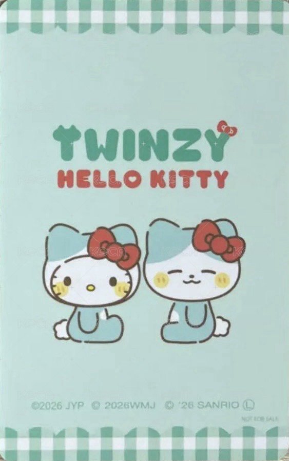 TWINZY × Hello Kitty 塔店 滿額卡  背面