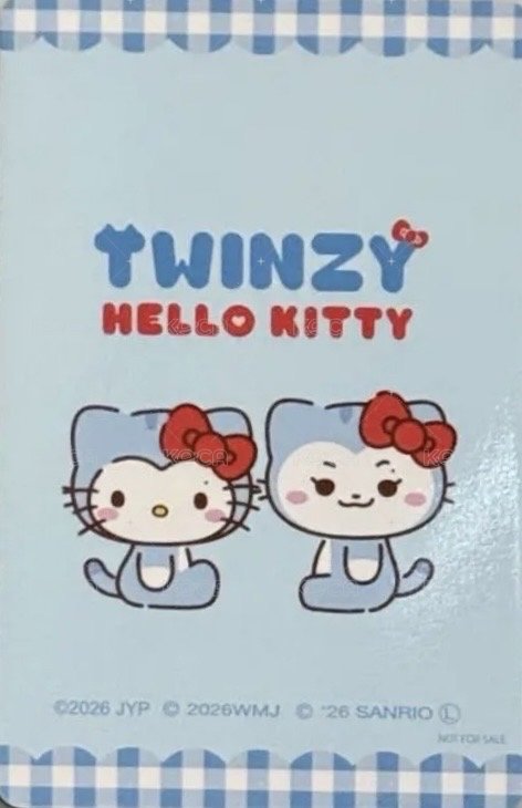 TWINZY × Hello Kitty 塔店 滿額卡  背面