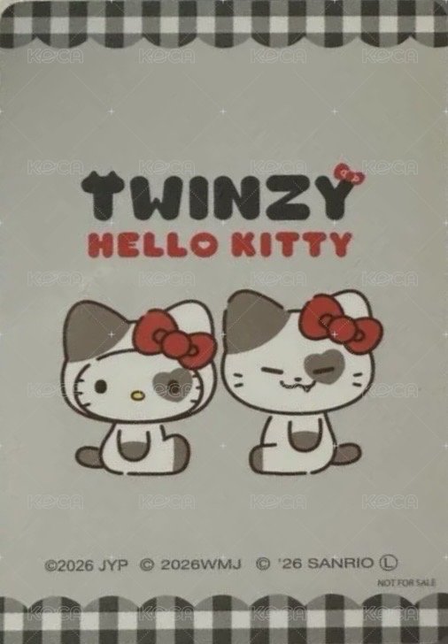 TWINZY × Hello Kitty 塔店 滿額卡  背面