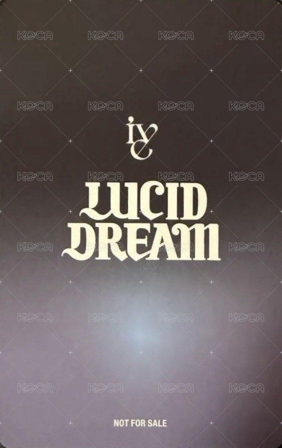 LUCID DREAM 塔店 幸運卡  背面