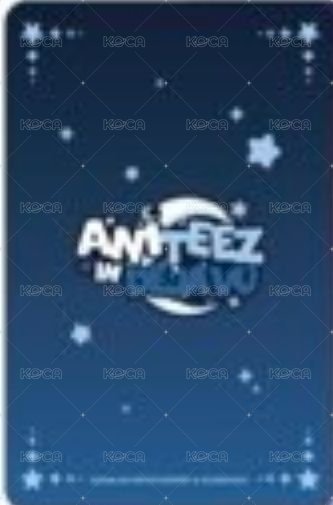 ANITEEZ IN Deja Vu 周邊卡 WATER 3D STICKER 背面