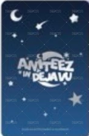 ANITEEZ IN Deja Vu 周邊卡 STARLIGHT GLASS TUMBLER 背面