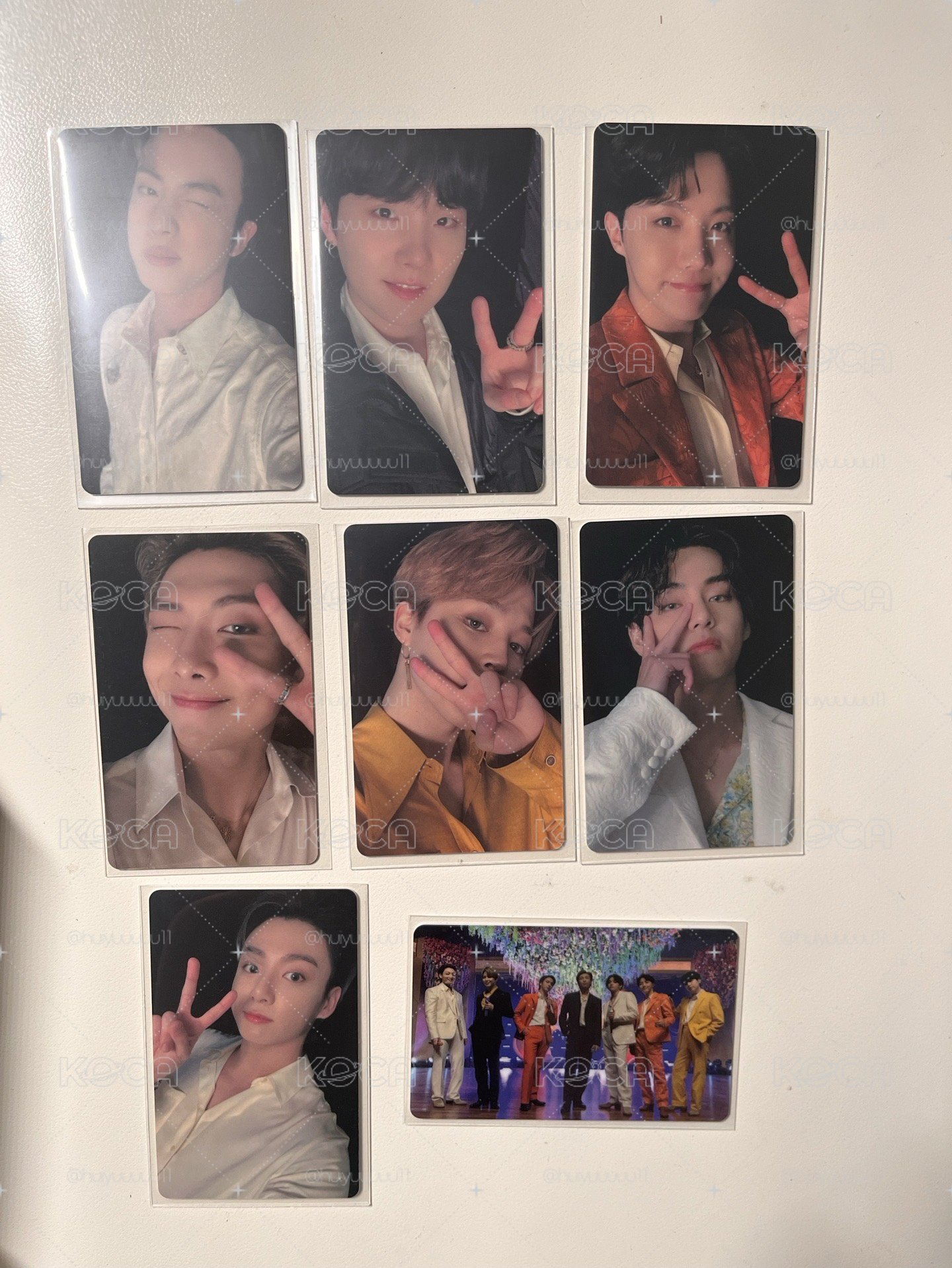 bts be m2u幸運卡