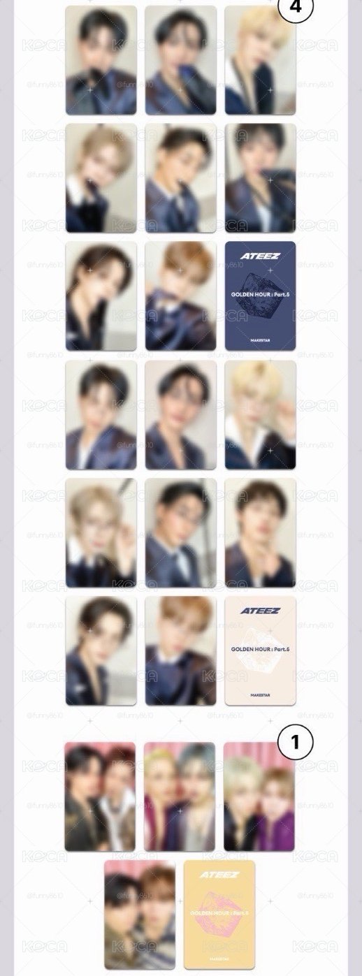 MakeStar ｜ ATEEZ《Golden Hour : Part.5》CDP（拆）