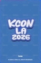 Kcon LA 2026 線上 滿額卡  背面