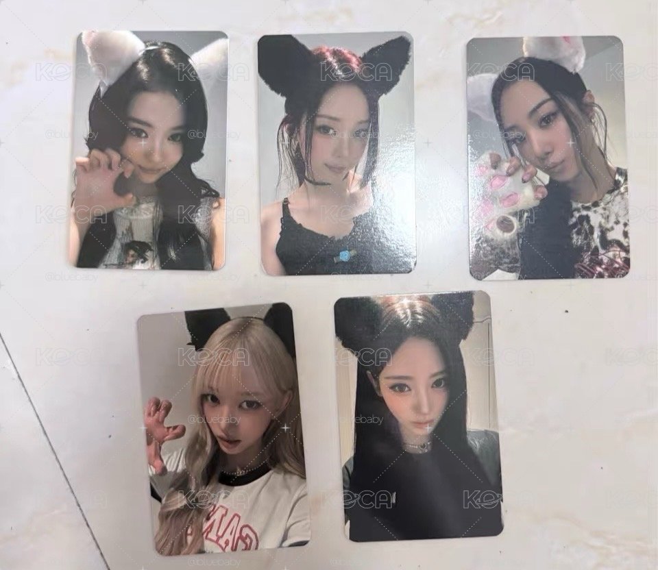 Meovv mp簽售卡 貓耳 Anna sooin Gawon Ella narin