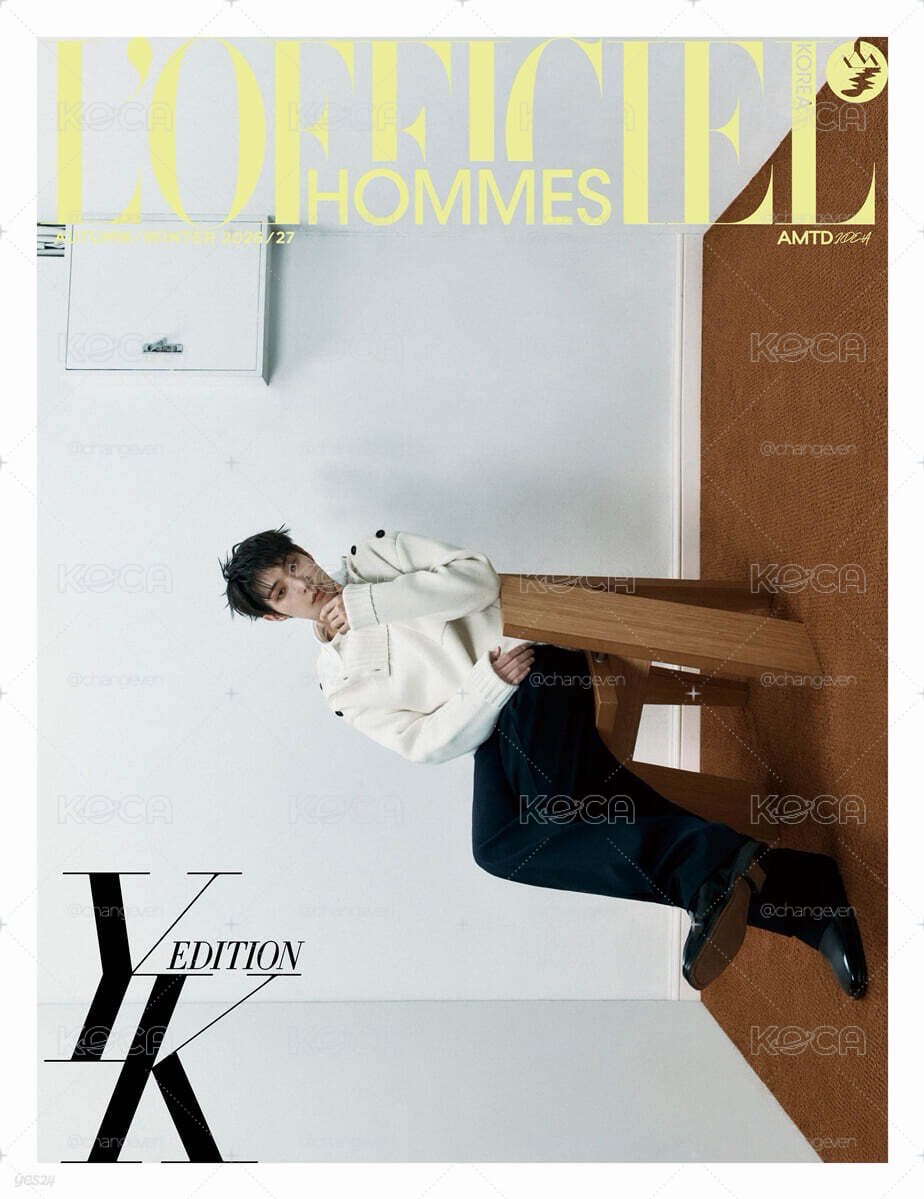 ［預購］L'OFFICIEL HOMME 旼琦 雜誌A/B/C VER