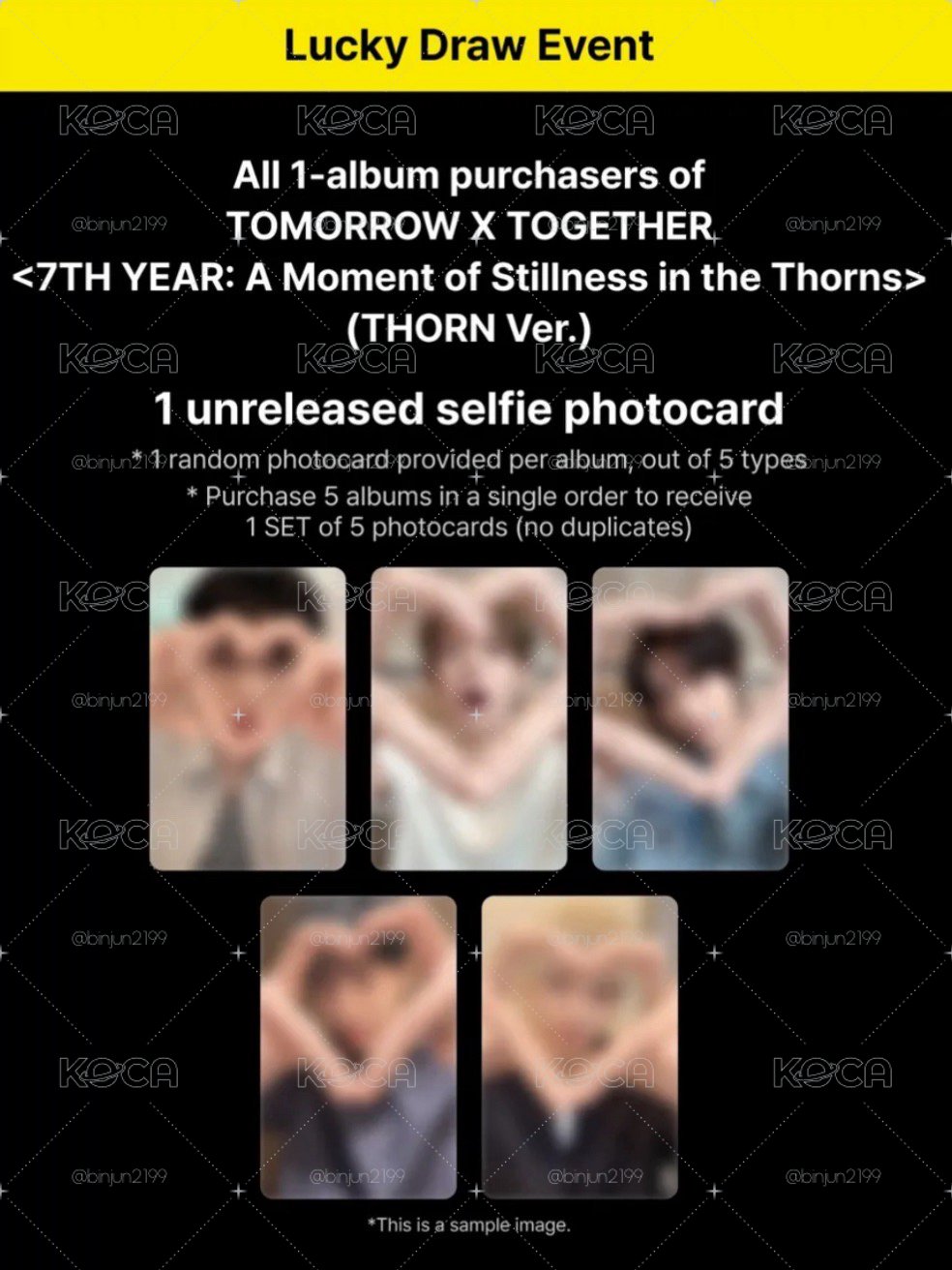 TXT MS幸運卡 特典