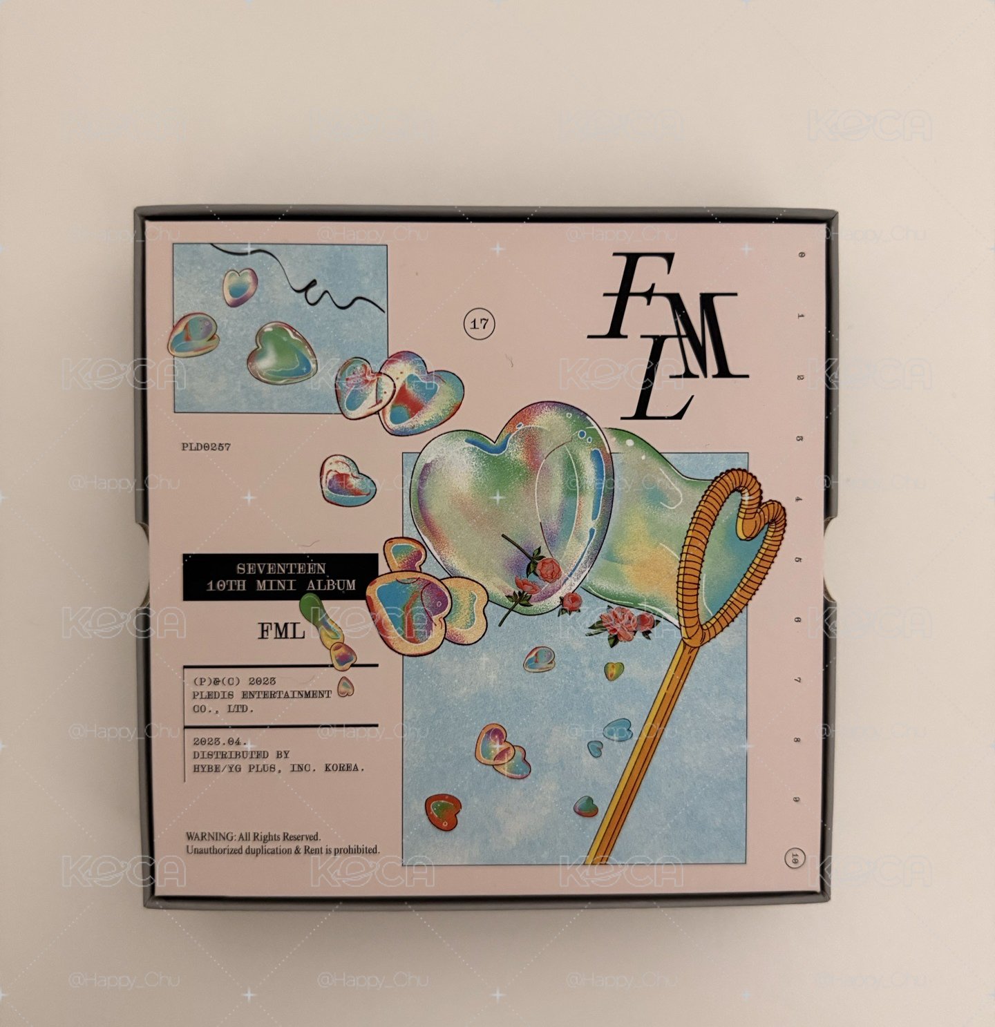 SEVENTEEN 10TH MINI ALBUM ‘FML’ 克拉盤