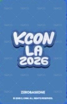 26’KCLA mnet 線上 滿額卡  背面