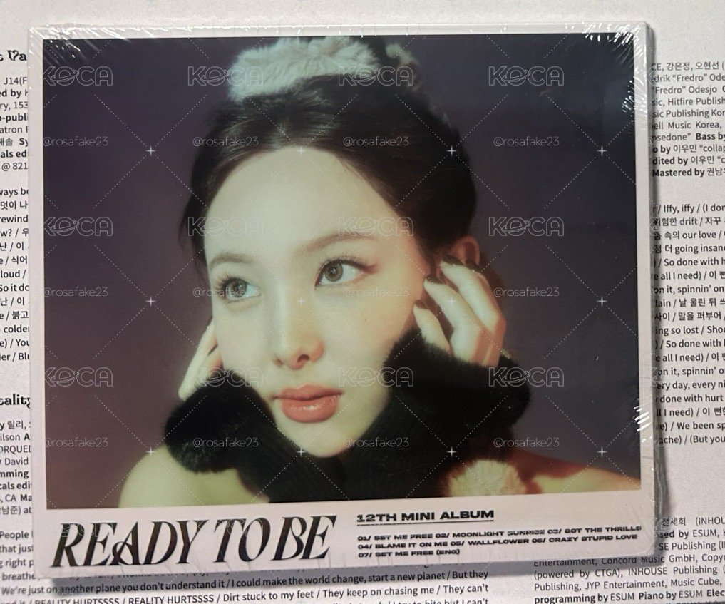 TWICE RTB娜單封未拆