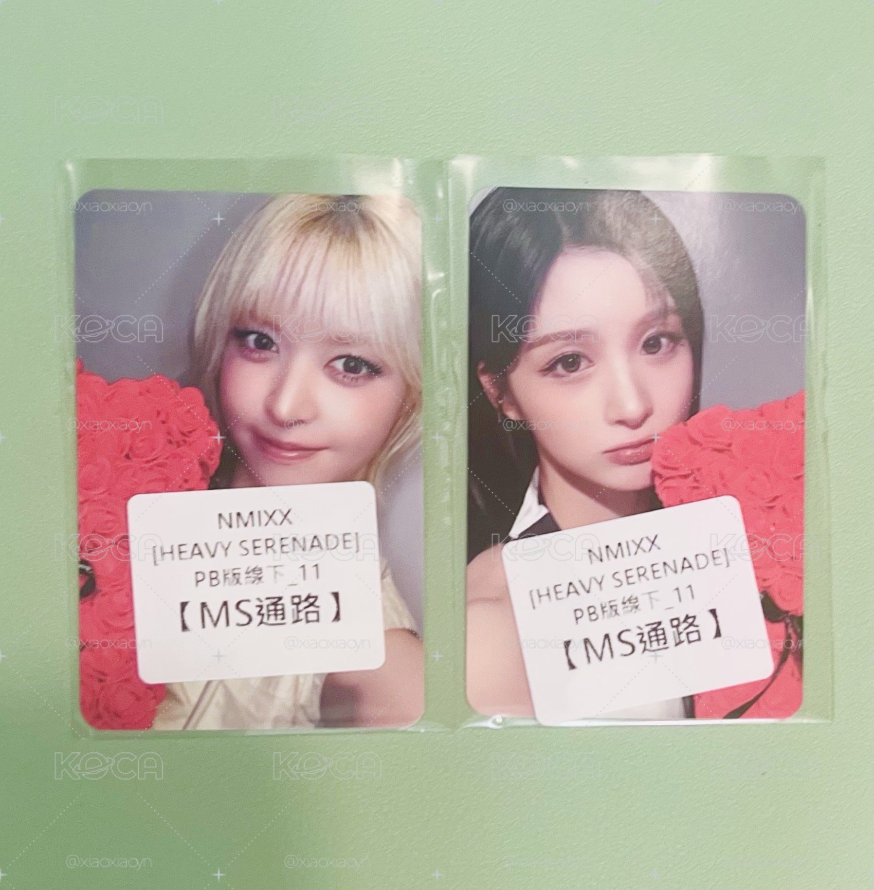 ［NMIXX]MS線下簽售卡（玫瑰熊）Lily&Sullyoon 250/2