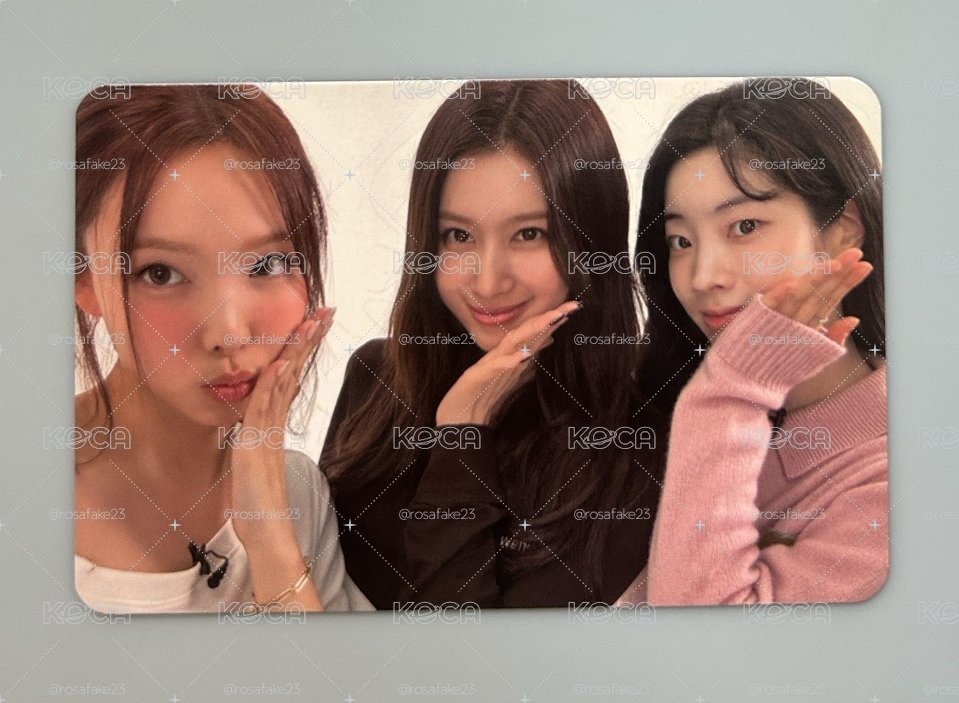 TWICE 娜紗豆分隊卡