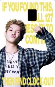 Blingy快閃 卡片貼紙 NCT 127 ver.