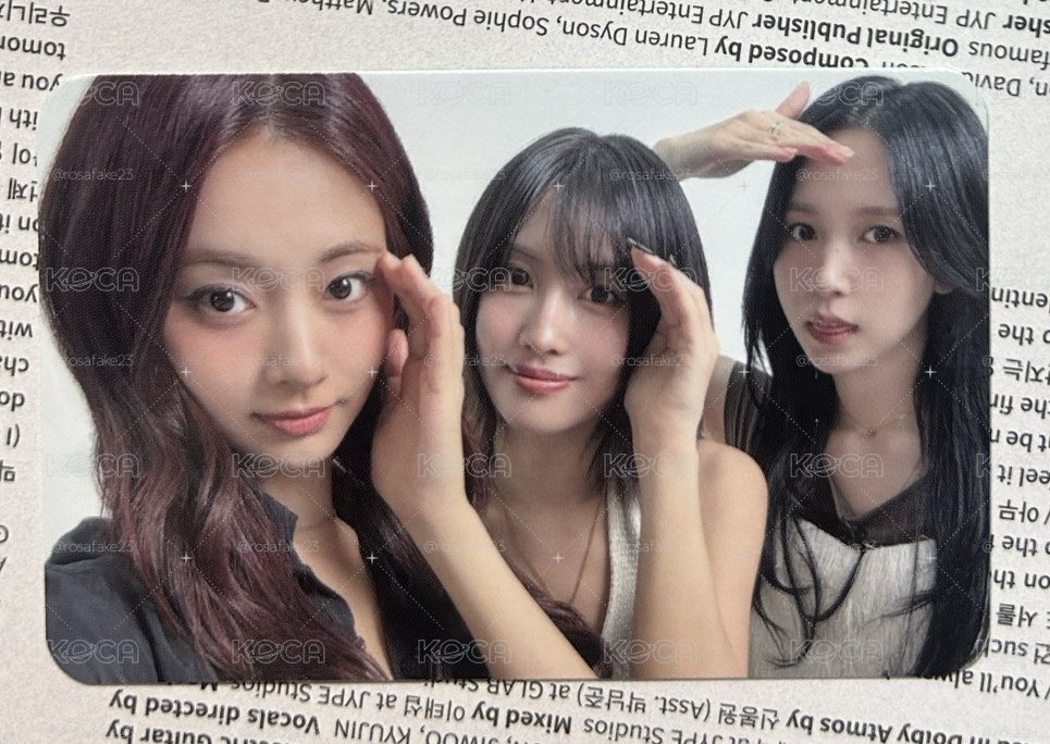 TWICE 桃南瑜 分隊卡
