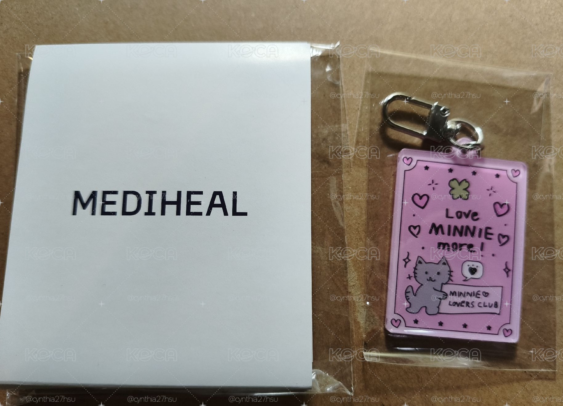 mediheal妮手寫吊飾