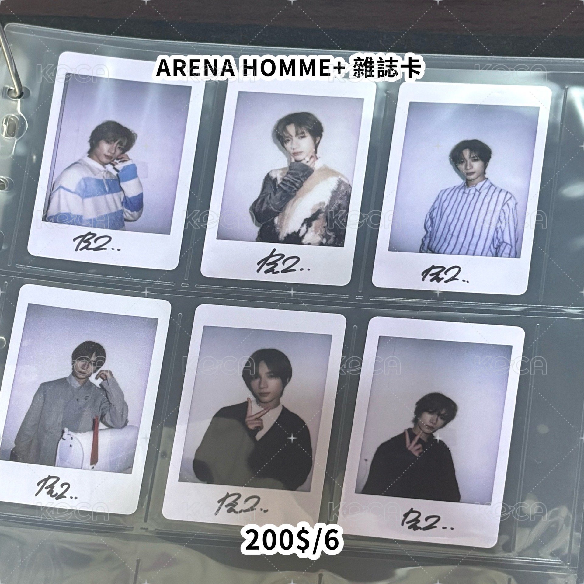 ARENA HOMME+ 雜誌卡 