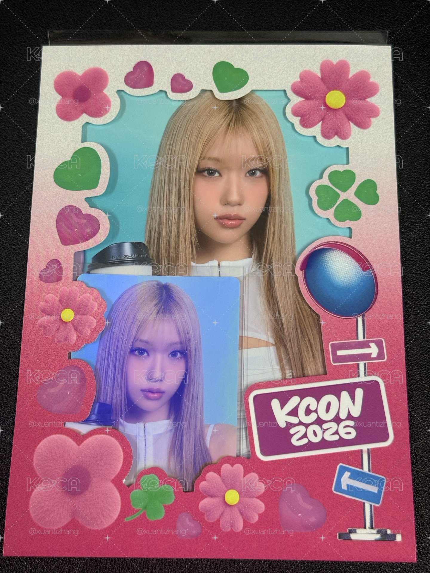 KCON JP 相框組