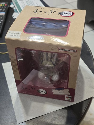 猗窩座抬頭娃 僅拆擺於展示櫃內