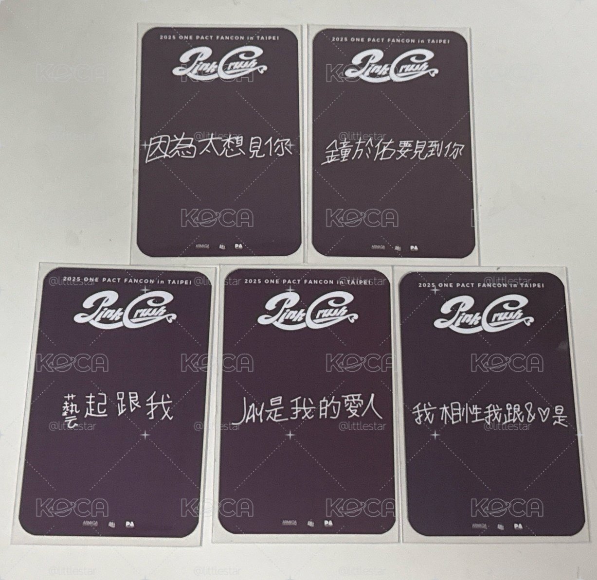 one pact 2025 fancon小卡 